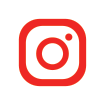 social Icons Red instagram105x